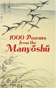 Tapa de 1000 Poems from the Manyoshu