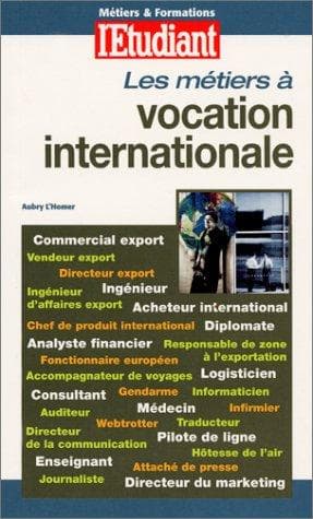 Tapa de Les métiers à vocation internationale 2001