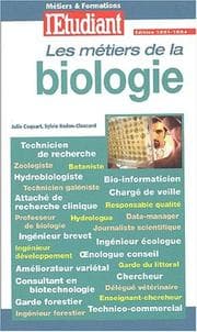 Tapa de Les métiers de la chimie-biologie