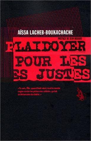 Tapa de Plaidoyer pour les justes