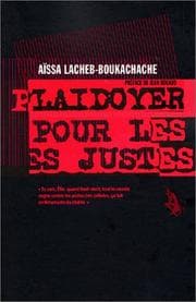 Tapa de Plaidoyer pour les justes