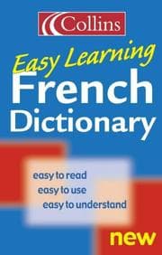 Tapa de Collins easy learning French dictionary