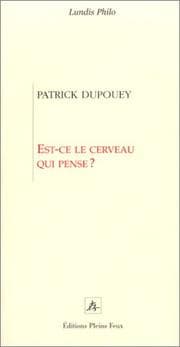 Tapa de Est-ce le cerveau qui pense ?
