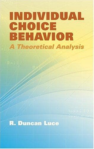 Tapa de Individual choice behavior