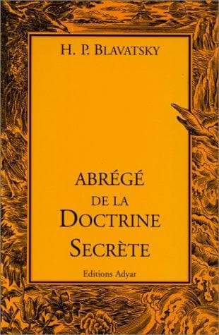 Tapa de Abrégé de la doctrine secrète