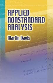 Tapa de Applied Nonstandard Analysis