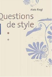 Tapa de Question de style