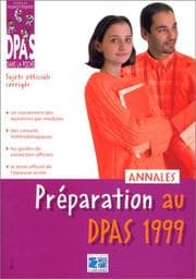 Tapa de Préparation au DPAS 1999. Sujets officiels corrigés