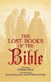 Tapa de The lost books of the Bible
