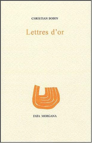 Tapa de Lettres d'or