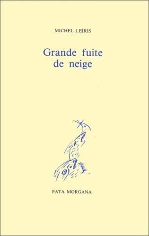 Tapa de Grande fuite de neige