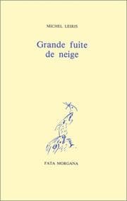 Tapa de Grande fuite de neige