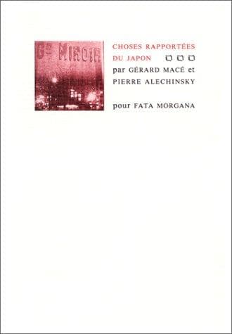 Tapa de Choses rapportées du Japon