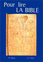 Tapa de Pour lire La Bible