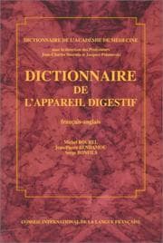 Tapa de Dictionnaire de l'appareil digestif