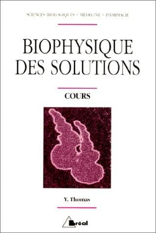 Tapa de Biophysique des solutions