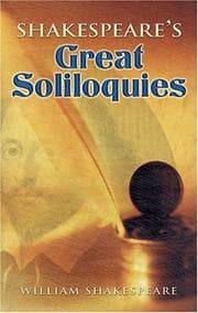 Tapa de Shakespeare's Great Soliloquies