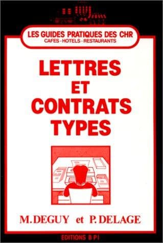 Tapa de Lettres et contrats types