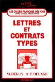 Tapa de Lettres et contrats types
