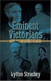 Tapa de Eminent Victorians