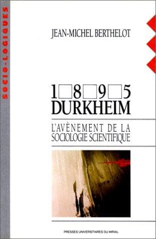 Tapa de 1895 Durkheim