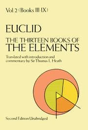 Tapa de The Thirteen Books of the Elements (Euclid, Vol. 2--Books III-IX)