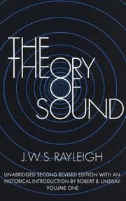Tapa de The theory of sound