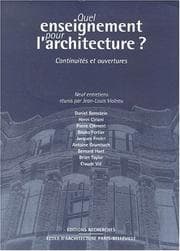 Tapa de Quel enseignement pour l'architecture