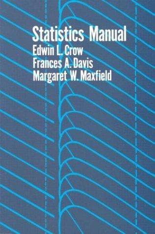 Tapa de Statistics Manual
