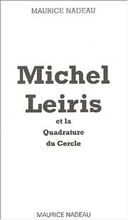 Tapa de Michel leiris et la quadrature du cercle