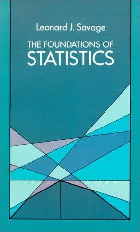 Tapa de The foundations of statistics