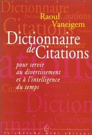 Tapa de Dictionnaire de citations pour servir au divertissement et à l'intelligence du temps