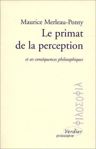 Tapa de Le primat de la perception