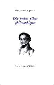 Tapa de Dix petites pièces philosophiques