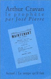Tapa de Arthur Cravan, le prophète