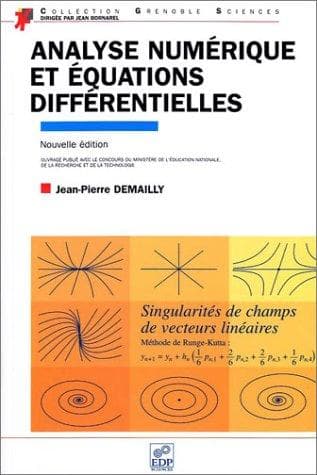 Tapa de Analyse numerique et équations differentielles