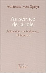 Tapa de Au service de la joie