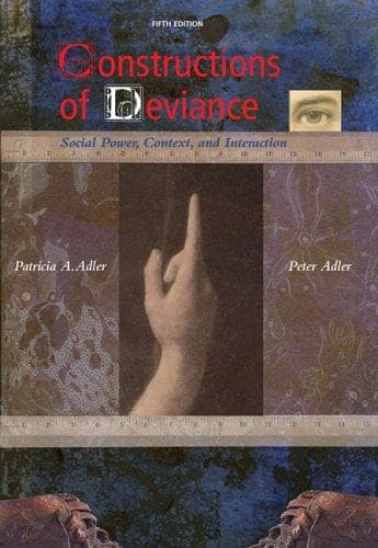 Tapa de Constructions of deviance