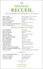 Tapa de Le Nouveau Recueil, numéro 59