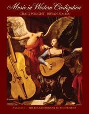 Tapa de Music in Western Civilization, Volume II