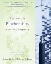 Tapa de Experiments in Biochemistry