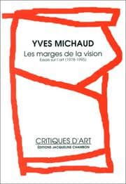 Tapa de Les Marges de la vision. Essais sur l'art 1978-1995