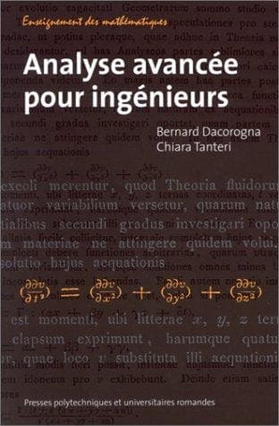 Tapa de Analyse avancée pour ingénieurs