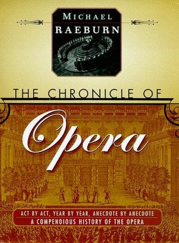 Tapa de The chronicle of opera