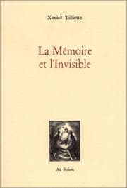 Tapa de La MÃ©moire et lÂInvisible