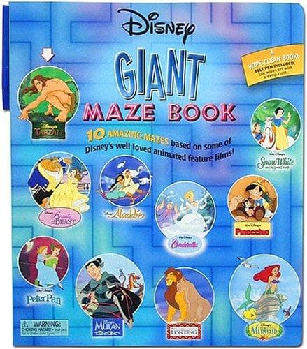 Tapa de Disney's Giant Maze Book