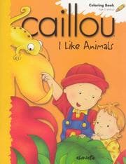 Tapa de Caillou I Like Animals