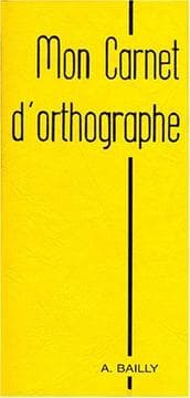 Tapa de Mon carnet d'orthographe