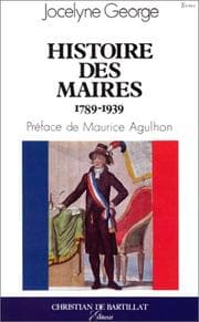 Tapa de Histoire des maires, de 1789 à 1939