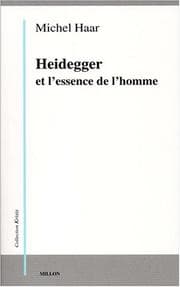 Tapa de Heidegger et l'essence de l'homme